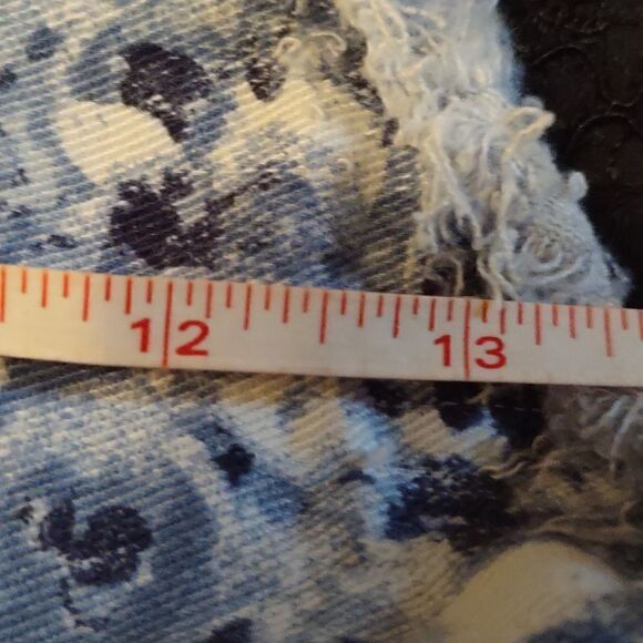 Gloria Vanderbilt blue floral size 10 Amanda Short Shorts - Picture 5 of 6